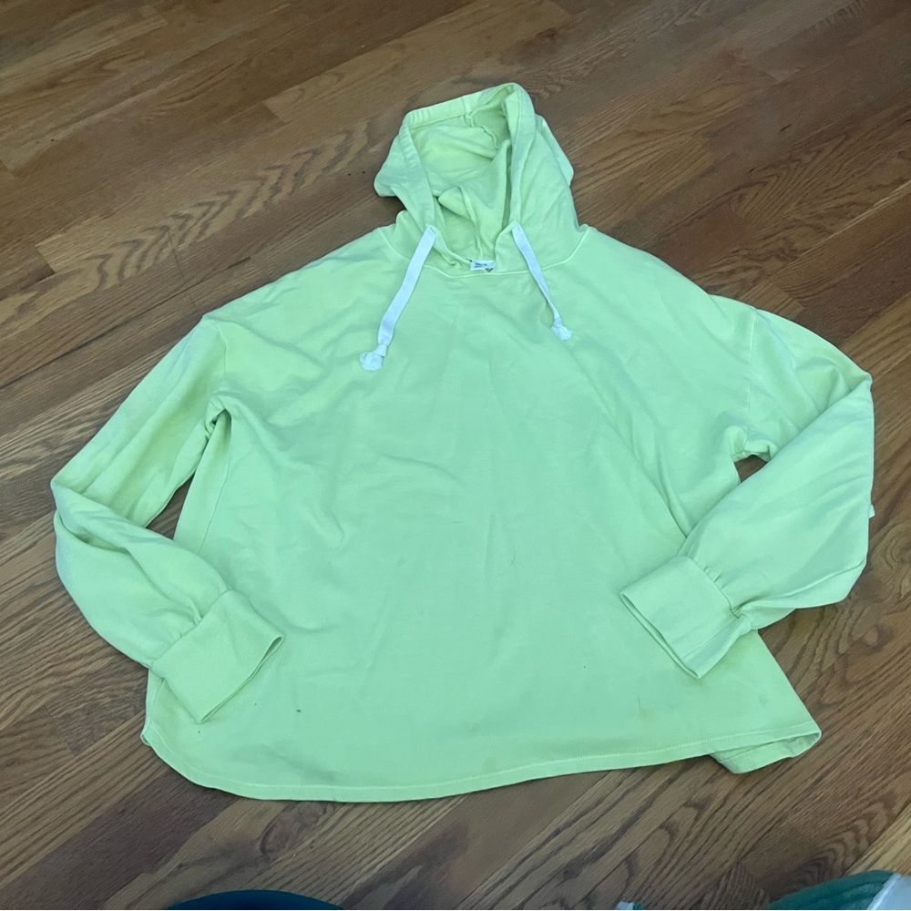 a.n.a Neon Light Green Hoodie